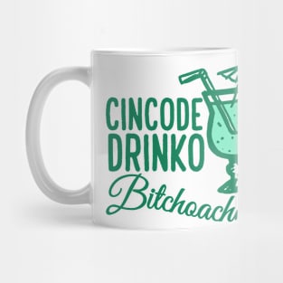 Cinco De Drinko Bitchachos Funny Cinco De Mayo Drinking Mug